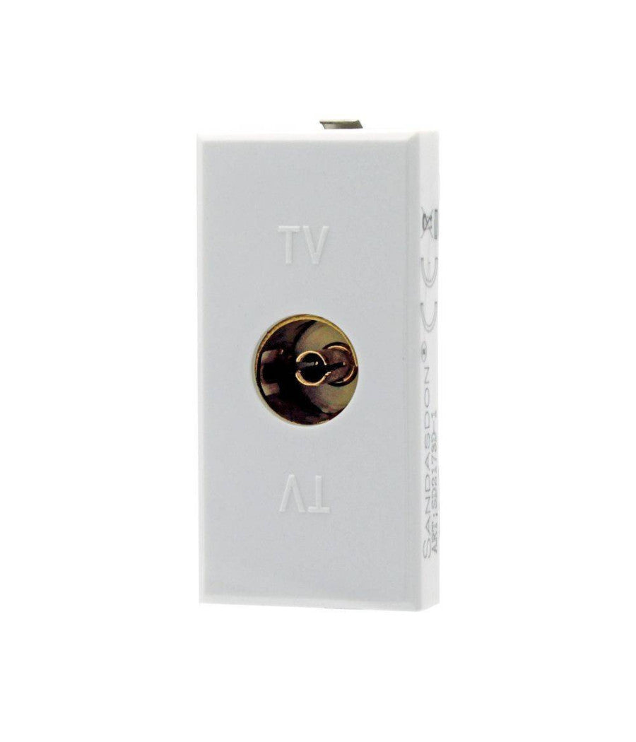 Presa Tv Femmina Bianco Connettore Compatibile Bticino Axolute         