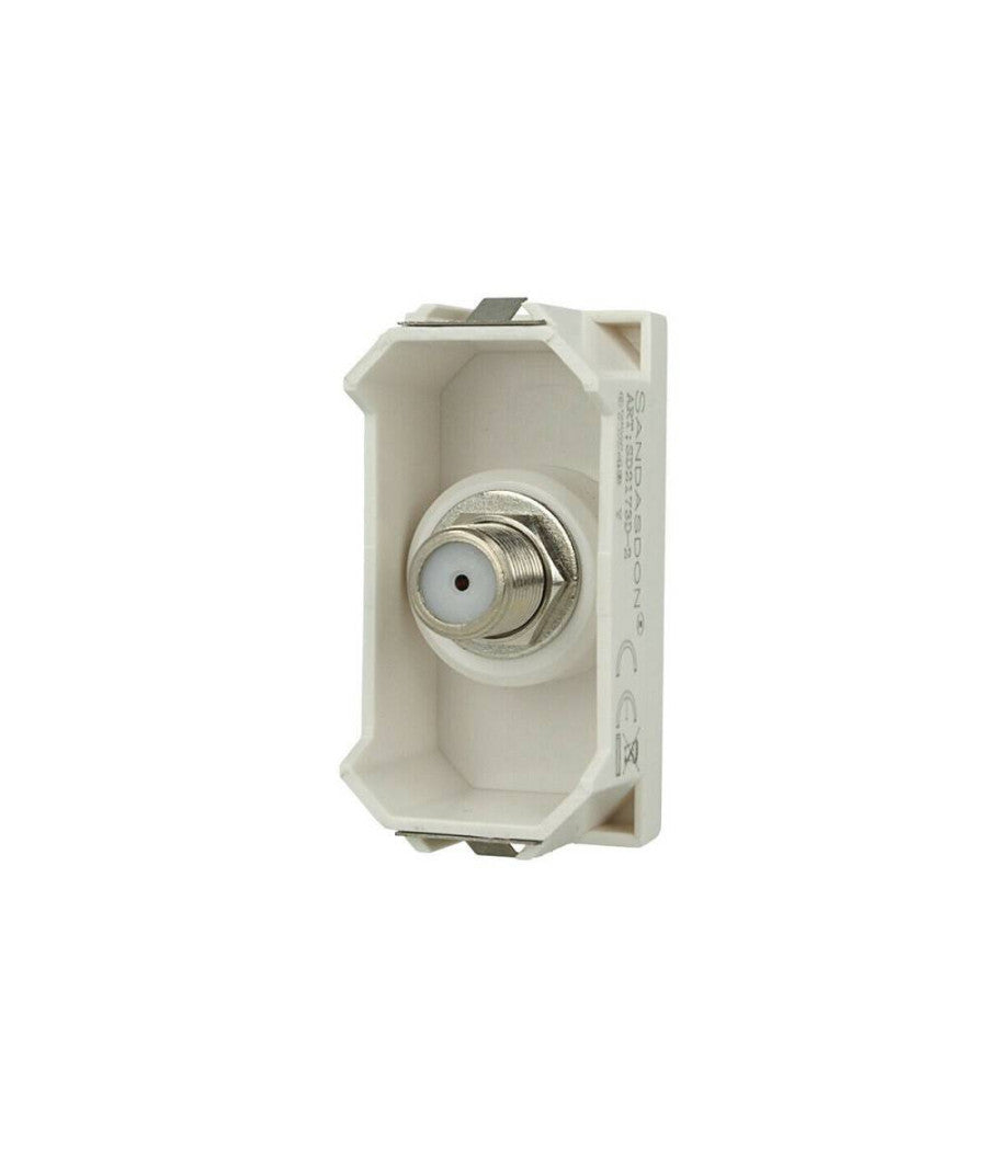 Presa Tv Sat Satellitare A Vite Bianco Compatibile Bticino Axolute         