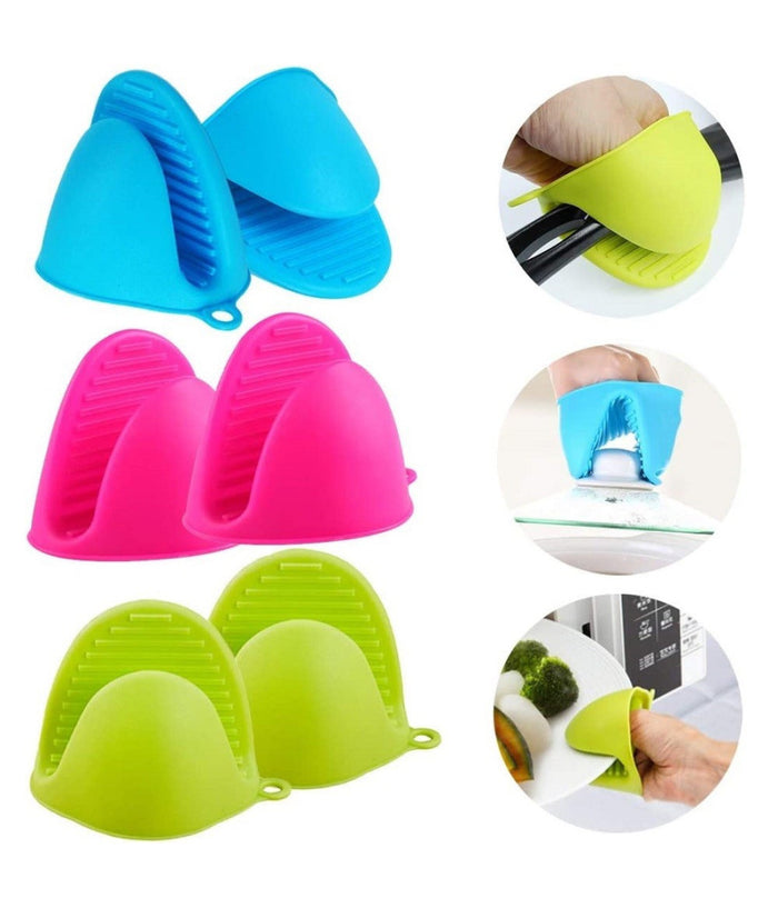 Presina Presine Mini Guanto Forno Silicone Antiscivolo Antiscottatura Resistenti         