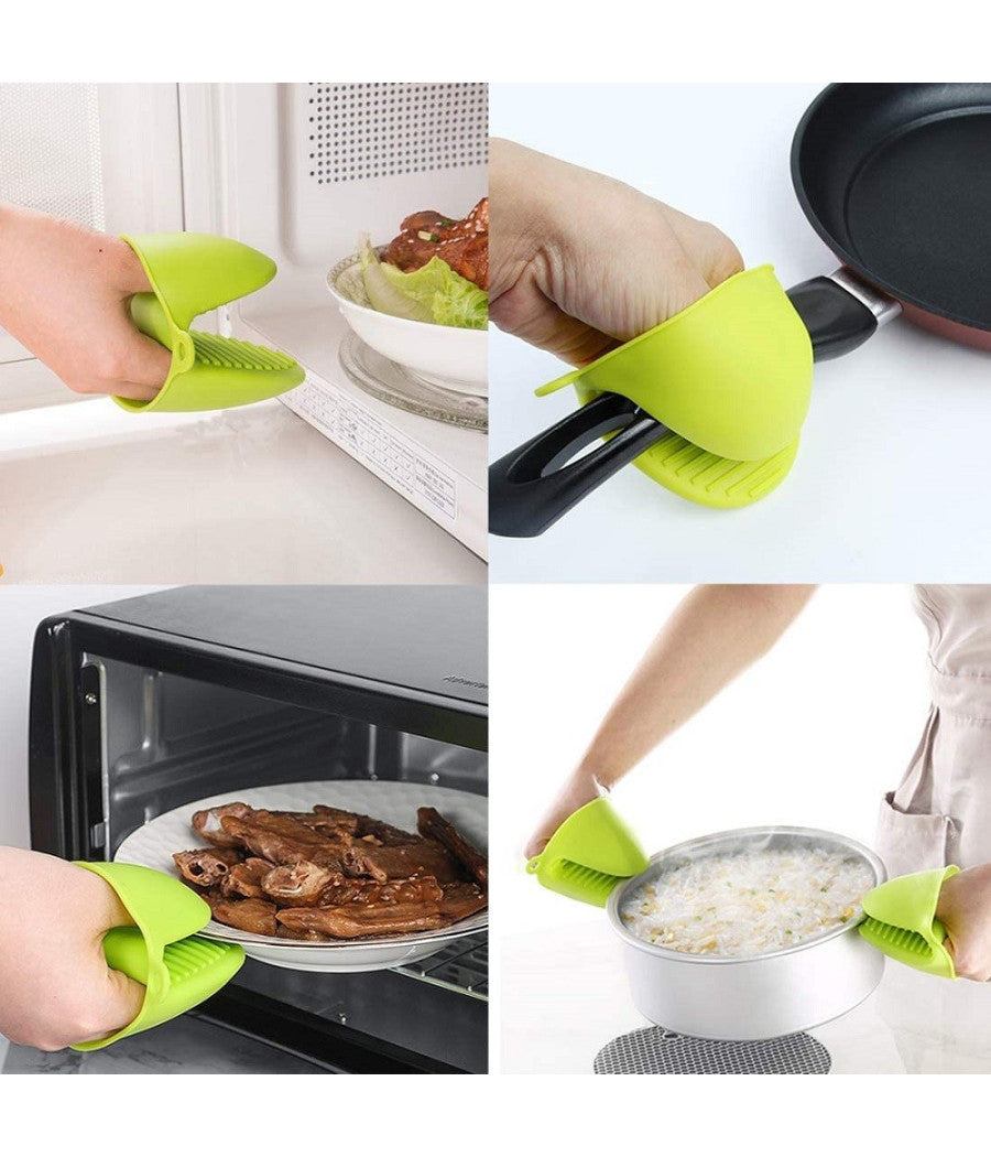 Presina Presine Mini Guanto Forno Silicone Antiscivolo Antiscottatura Resistenti         