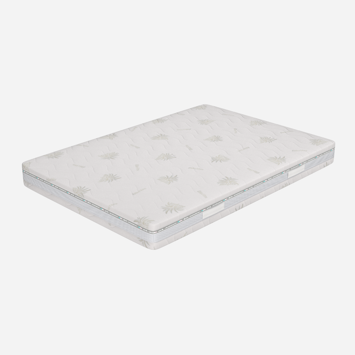 Materasso alla Francese 140x195, alto 26 cm - Memory, Gel Relaxa, Sfoderabile, Rivestimento Aloe Vera | Prime