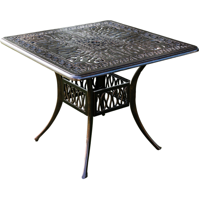 Tavolo da giardino modello Primula - 90 x 90 cm