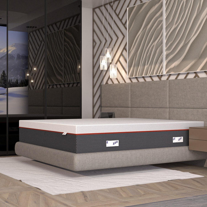 Materasso Singolo Memory foam 90x190; Triplo Strato Stretch; Memory Gel anti-stress; con 7 zone di comfort; ortopedico; "Maragià"