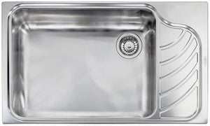 Lavello EUREKA 86x51 1 vasca sinistra+ gocciolatoio ACCIAIO INOX 011753.S1.01.2018