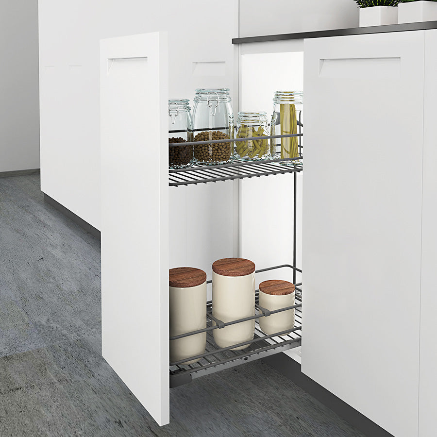 Estraibile Portabottiglie Per Mobile Base Da 300 Mm