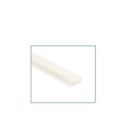 Profilo a U da 210 cm in policarbonato trasparente per lastre da 6 mm