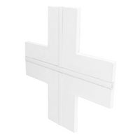 Profilo a X in alluminio integrato per strisce LED nel cartongesso a scomparsa