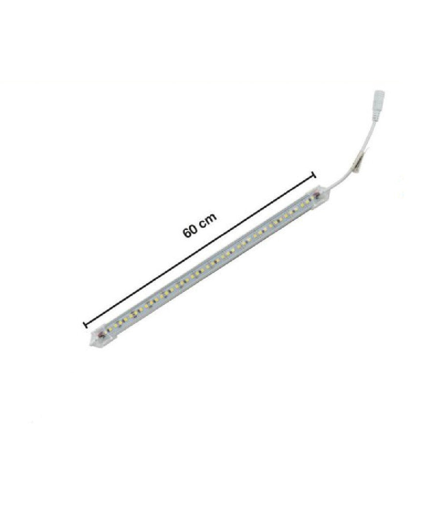 Profilo Alluminio Completo Di Led 60cm 10w Luce 6500k 3000k 4000k 3014-12v-60t         