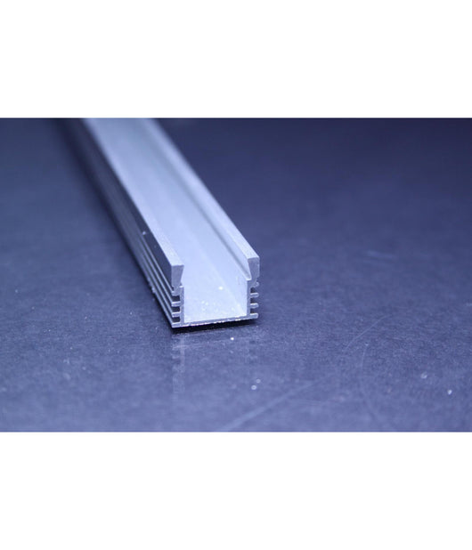 Profilo Barra 1m Alluminio Per Strip Led Cc-32 Con Coperchio Opaco O Trasparente         