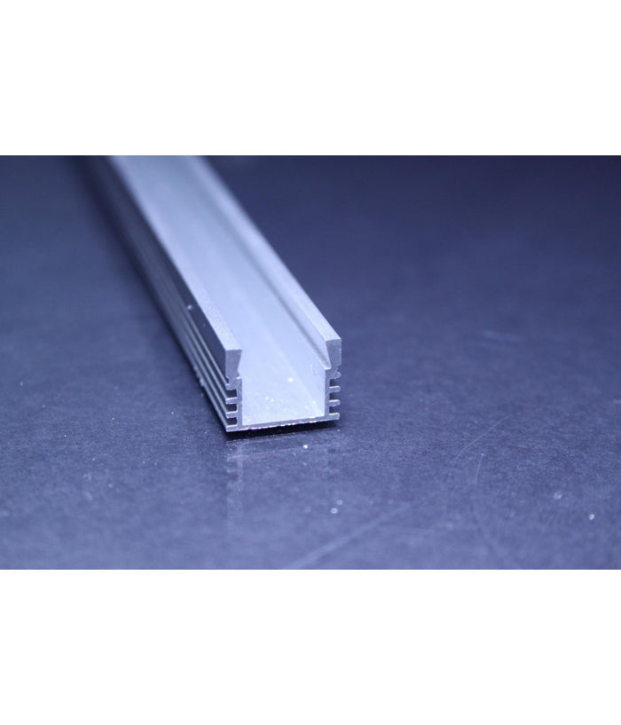 Profilo Barra 1m Alluminio Per Strip Led Cc-32 Con Coperchio Opaco O Trasparente         