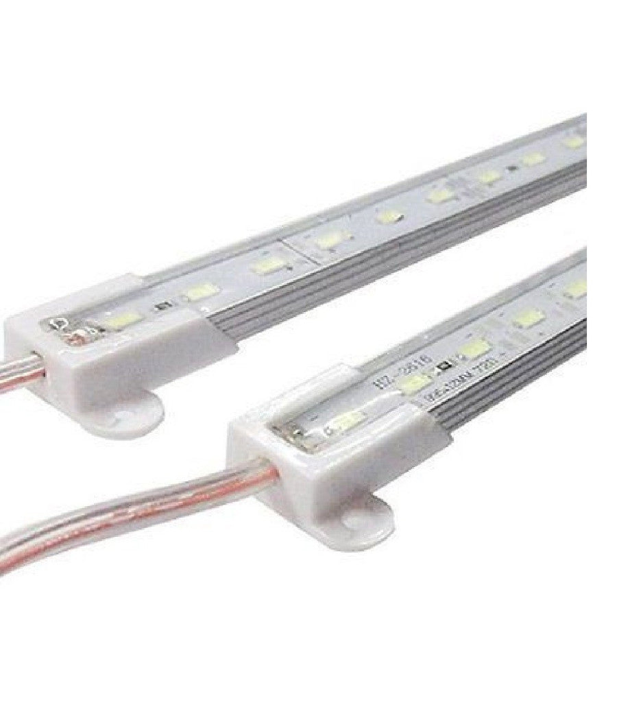 Profilo Barra Alluminio Impermeabile 1 Metro A 72 Led 5630 7020 5050 14w  -bianco Freddo -smd 7020     