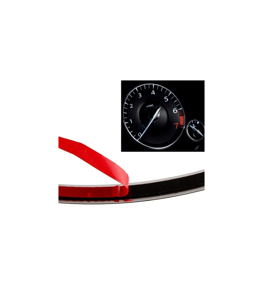 Profilo Cromato Fascia Adesiva Adesivo Auto Camper 6 Metri 12 Mm Impermeabile         