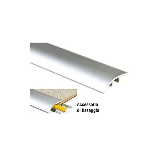 Profilo dislivello alluminio pavimento SP6/9 8×38×2700 mm – lunghezza extra