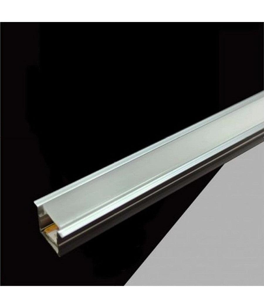 Profilo In Alluminio 2mt Completo Di Strip Led + Cover 12v 7w/mt Al-12v-2025-120         