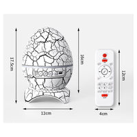 Proiettore Con Lettore Musicale Wireless Dinosaur Egg Galaxy Starry Sky Telecomando