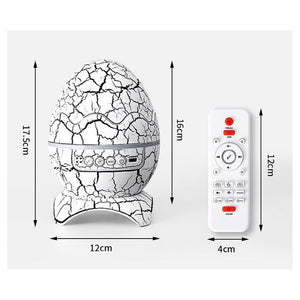 Proiettore Con Lettore Musicale Wireless Dinosaur Egg Galaxy Starry Sky Telecomando