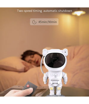 Proiettore Di Stelle E Galassie Astronauta Luce Notturna Con Effetti Planisfero         