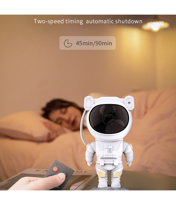 Proiettore Di Stelle E Galassie Astronauta Luce Notturna Con Effetti Planisfero         