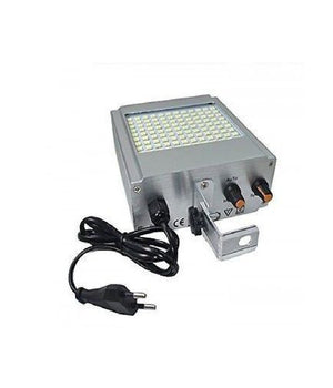 Proiettore Faro Effetto Strobo 108 Led Luce Bianca Controllo Musicale Regolabile         