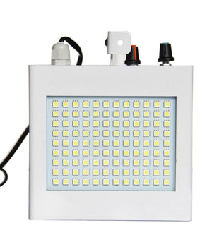 Proiettore Faro Effetto Strobo 108 Led Luce Bianca Controllo Musicale Regolabile         