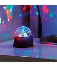 Proiettore Lampada Led Rgb Rotante Da Tavola Luci Strobo Per Disco E Party Usb         