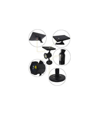 Proiettore Laser Con Pannello Solare Natalizio Fascio Luce Verde Rosso         