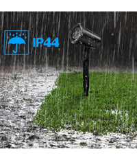 Proiettore Laser Natale Per Esterno Giardino Neve Albero Natale Stella Luci Led         