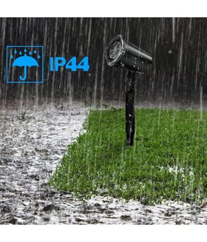 Proiettore Laser Natale Per Esterno Giardino Neve Albero Natale Stella Luci Led         