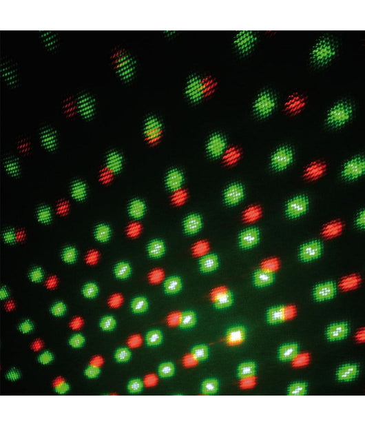 Proiettore Laser Pattern Puntini Colori Rosso E Verde Uso Interno Distanza 5 Mt         