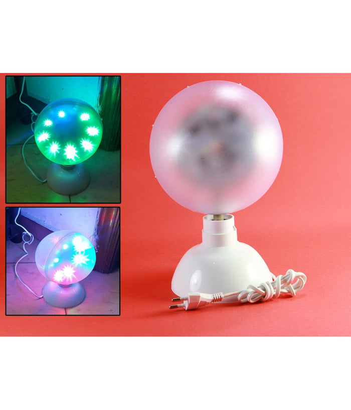 Proiettore Led Rgb Testa Rotante Effetti Disco Discoteca Da Tavolo 6w Per Feste         