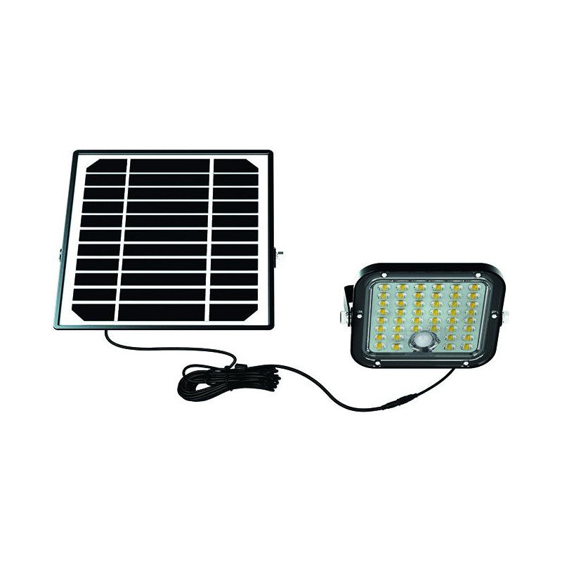 Proiettore led Vigor cubo-10, con pannello solare, 10w 1500lm