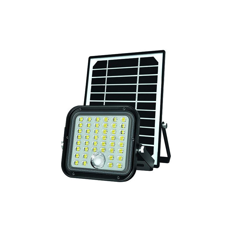 Proiettore led Vigor cubo-10, con pannello solare, 10w 1500lm