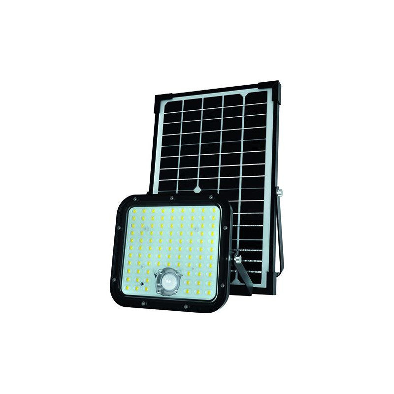 Proiettore led Vigor cubo-30, con pannello solare, 30w 4800lm