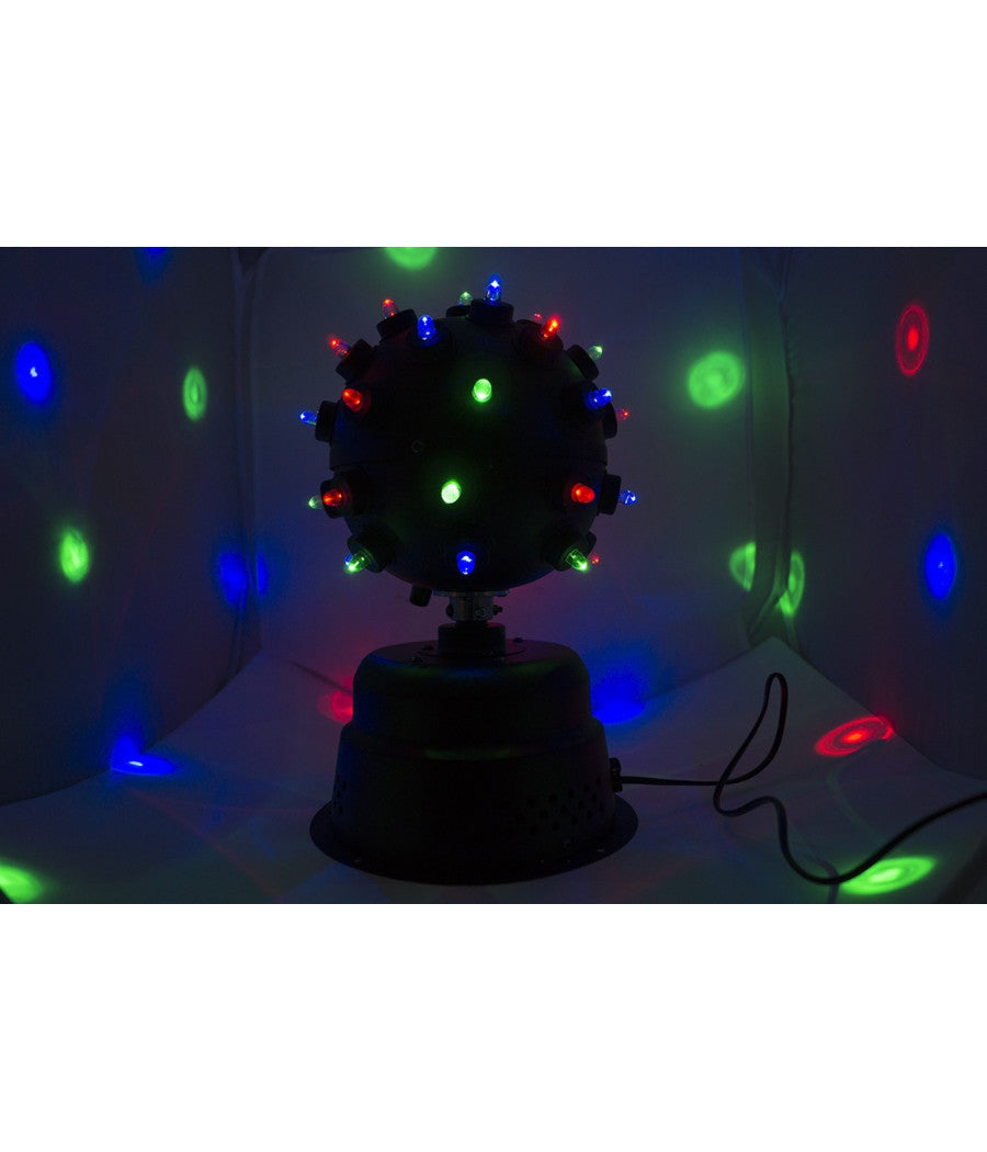 Proiettore Luci Ed Effetti Led Discoteca Dj Rgb A Sfera Multicolore Rotante 220v         