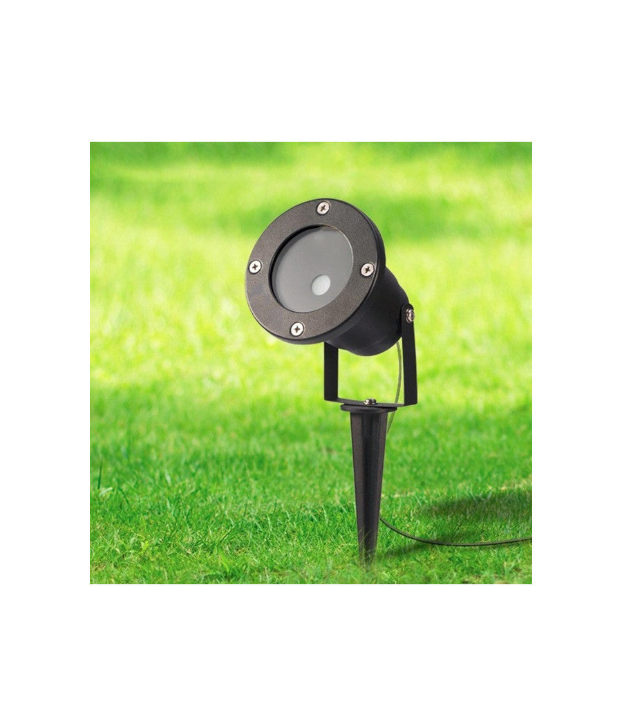 Proiettore Luci Laser Da Esterno Su Picchetto Fantasia Punti Addobbo Natale         