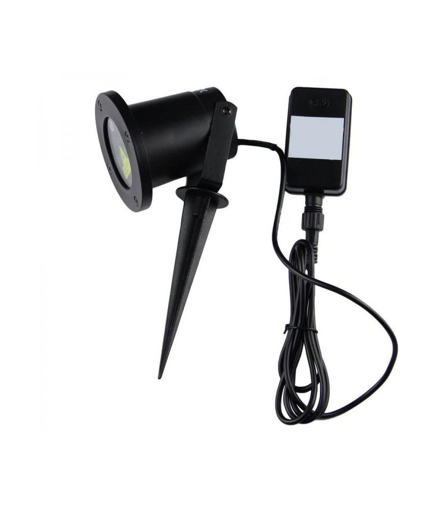 Proiettore Luci Laser Da Esterno Su Picchetto Fantasia Punti Addobbo Natale         