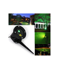Proiettore Luci Laser Da Esterno Su Picchetto Fantasia Punti Addobbo Natale         