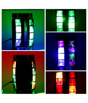 Proiettore Mini Spider Testa Mobile Spot Light Dmx 512 Rgb Dj Discoteca 40w         