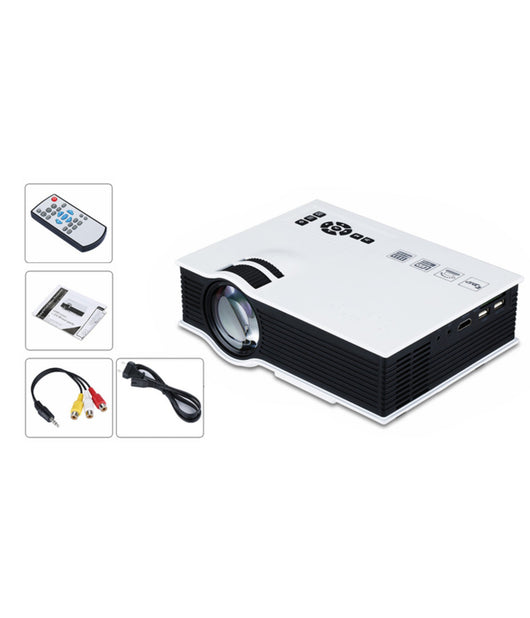 Proiettore Portatile Led Videoproiettore Mini Home Cinema Pc Vga/usb/sd/av/hdmi         