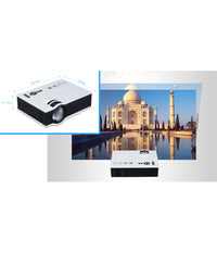 Proiettore Portatile Led Videoproiettore Mini Home Cinema Pc Vga/usb/sd/av/hdmi         