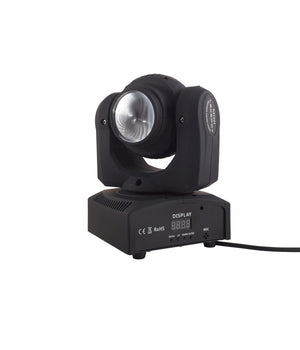 Proiettore Rgb Testa Rotante Doppio Led Effetti Disco Dj Luce Flash Strobo Faro         