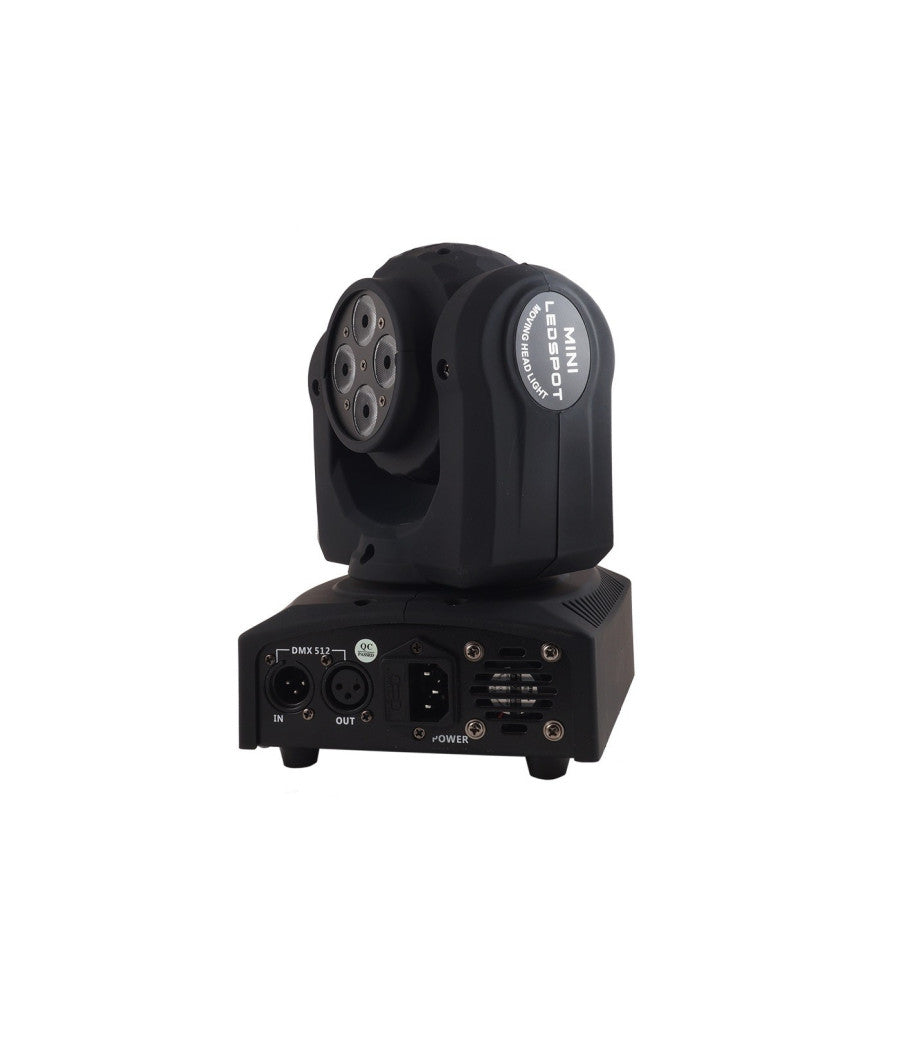 Proiettore Rgb Testa Rotante Doppio Led Effetti Disco Dj Luce Flash Strobo Faro         