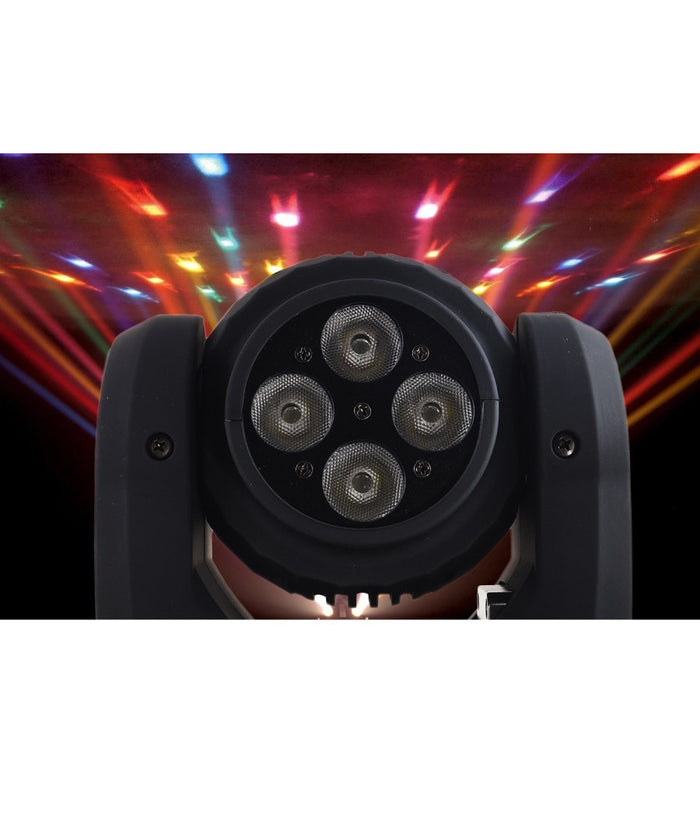 Proiettore Rgb Testa Rotante Doppio Led Effetti Disco Dj Luce Flash Strobo Faro         
