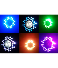 Proiettore Rgbw Faro Led Cob Dmx Rgbw 31 Led Strobo Effetto Disco Faretto Luce         