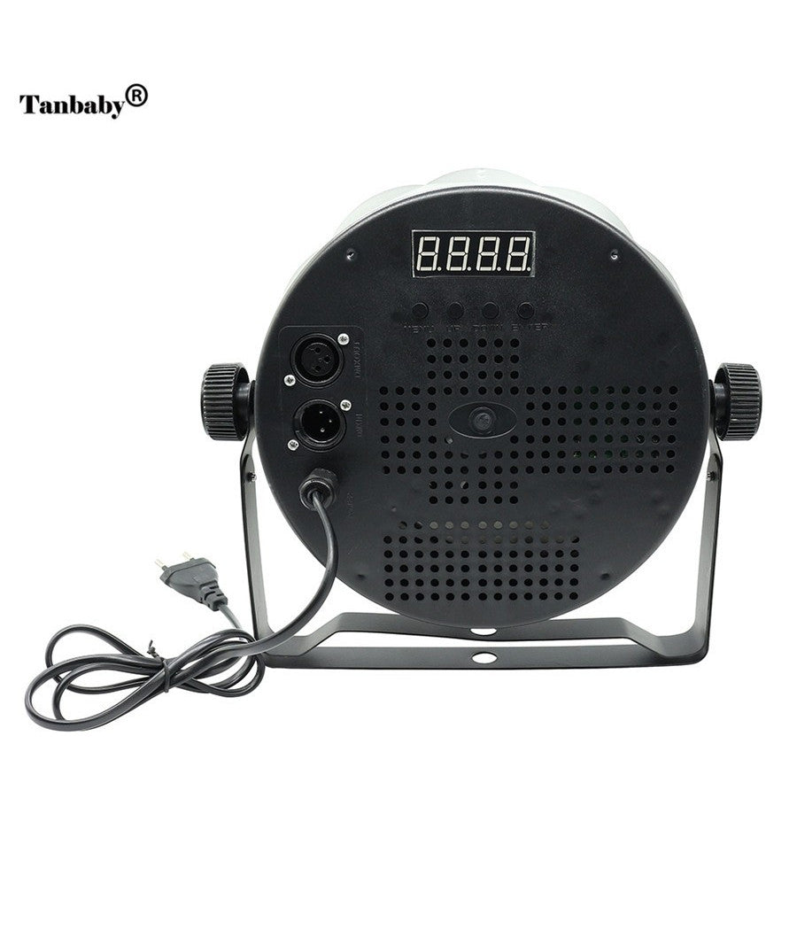 Proiettore Slim Dmx512 Effetto Luce Flat Par Light Rgb+w Alta Luminosita 54 Led         