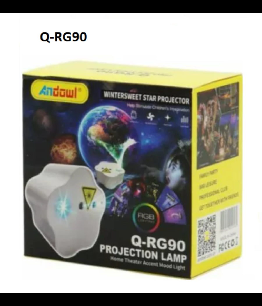 Proiettore Stella Wintersweet Led Rgb Con Telecomando Cielo Stellato Casa Q-rg90         