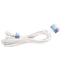 Prolunga Lineare Bianca 10 Mt Con Spina 10a 2p+t + Presa 10a 2p+t Cavo 90° 83272         