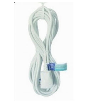 Prolunga Lineare Bianca 10 Mt Con Spina 10a 2p+t + Presa 10a 2p+t Cavo 90° 83272         