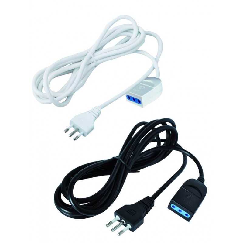 Prolunga Lineari Vigor M/F 10A 3X0,75 mm2 5 m Nero