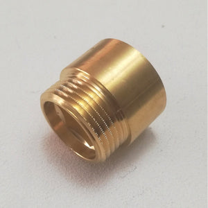 Prolunga mf da 1 x 20mm in ottone giallo